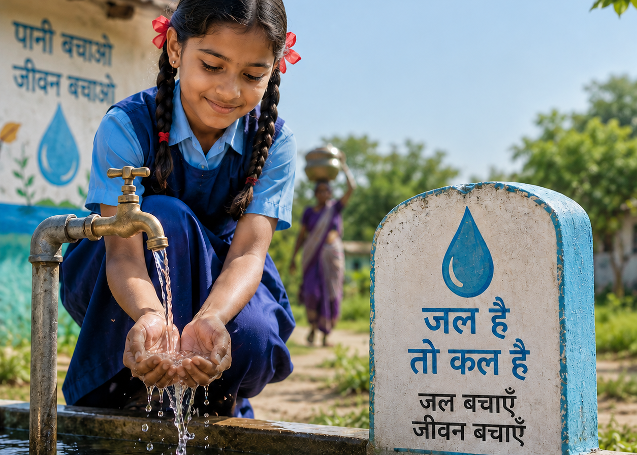 Macbancton Girl saving water